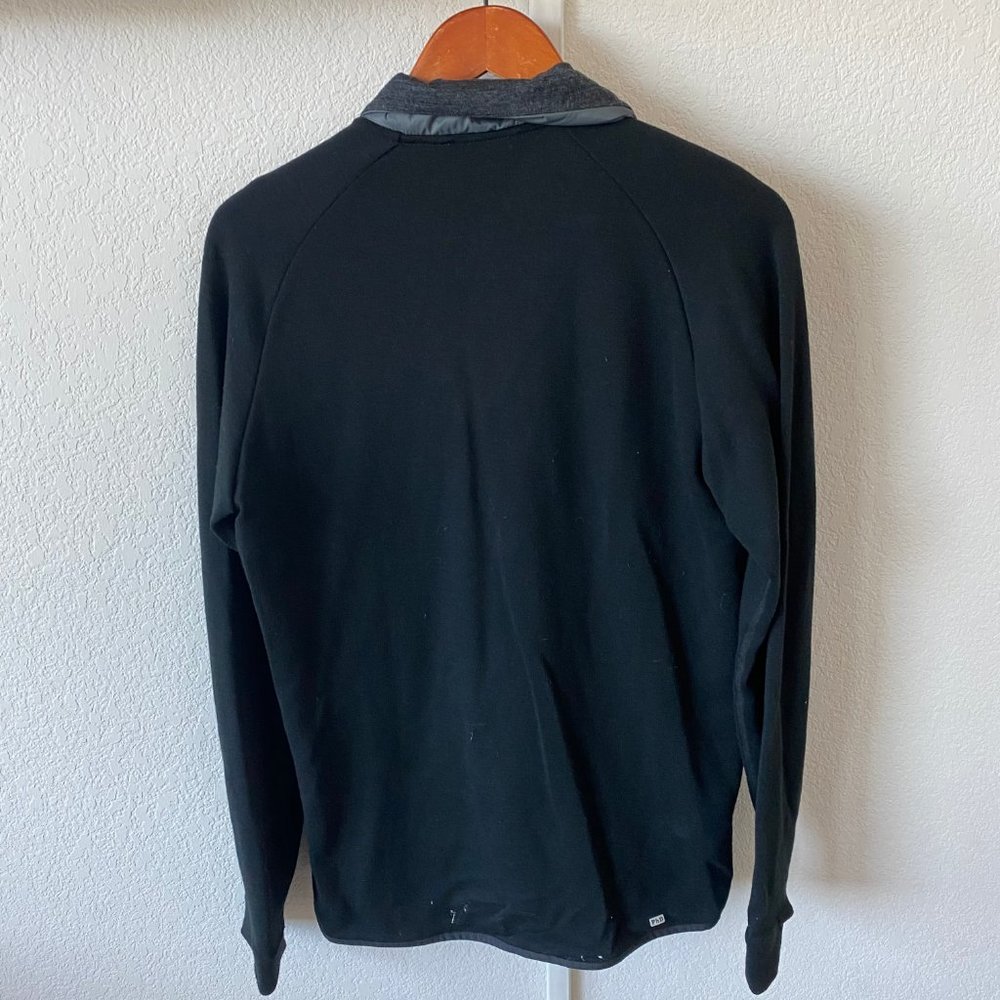 Smartwool Men's PhD SmartLoft Divide Full-Zip Top Gray and Black - Picture 5 of 9